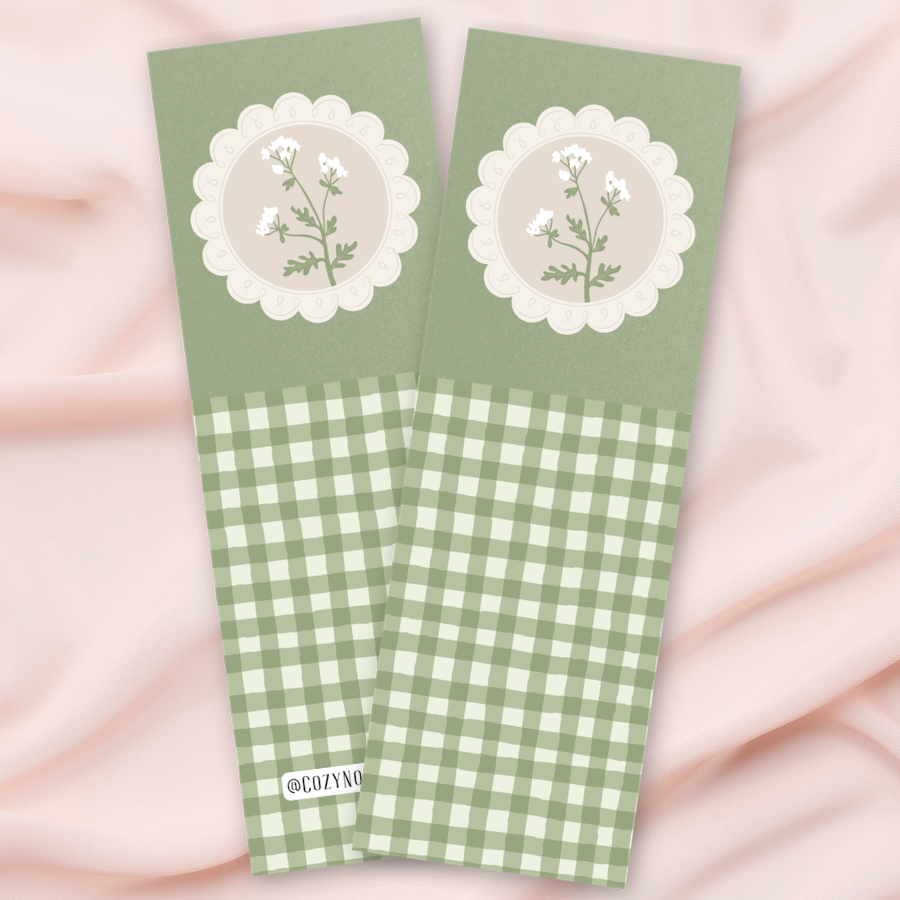 Flower Frame Bookmarks