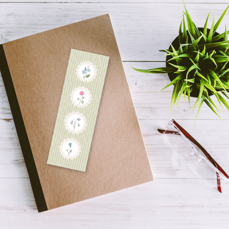 Flower Frame Bookmark
