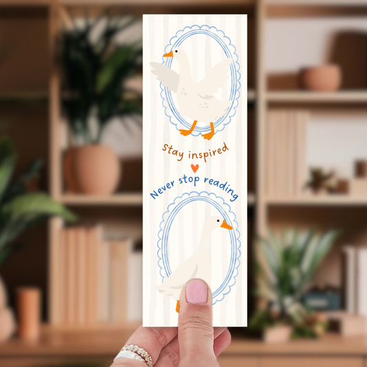 Goose Inspired Bookmark