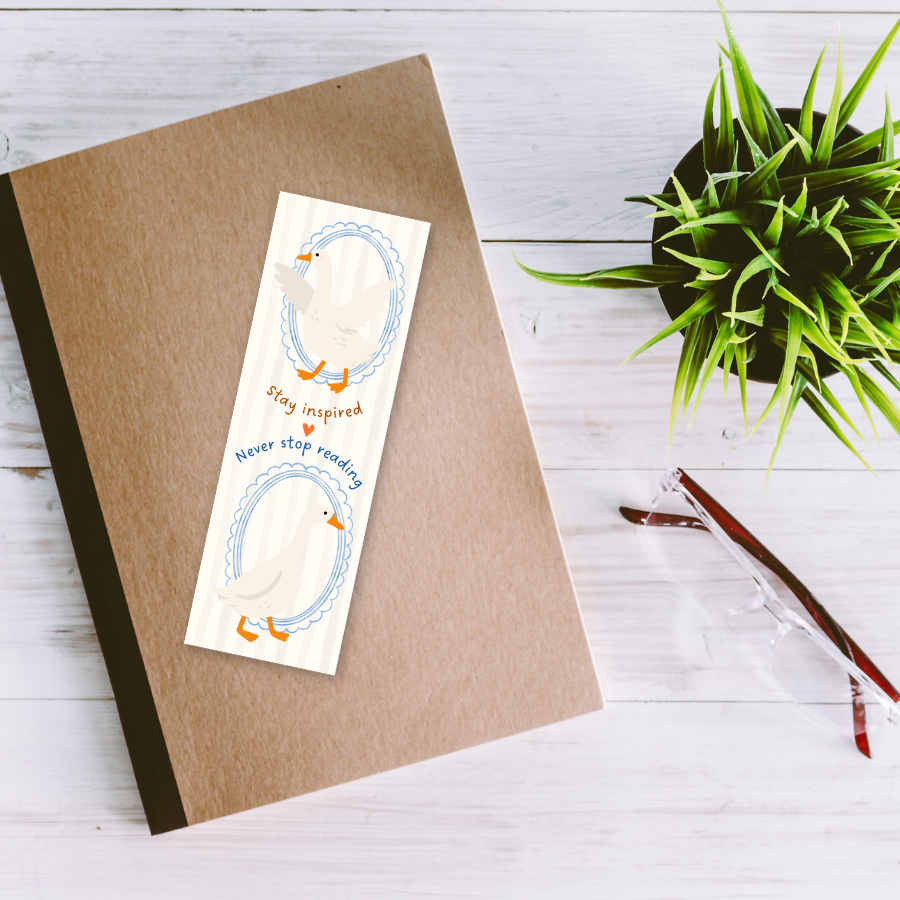 Goose Inspired Bookmark