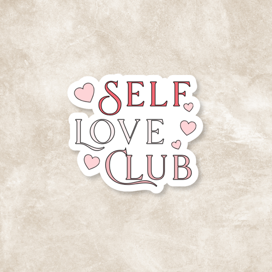 Self Love Club Glossy Sticker