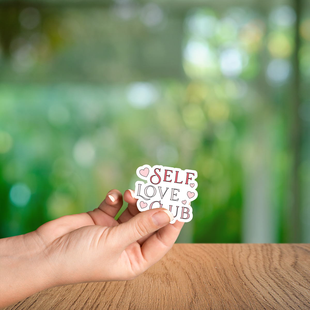 Self Love Club Glossy Sticker