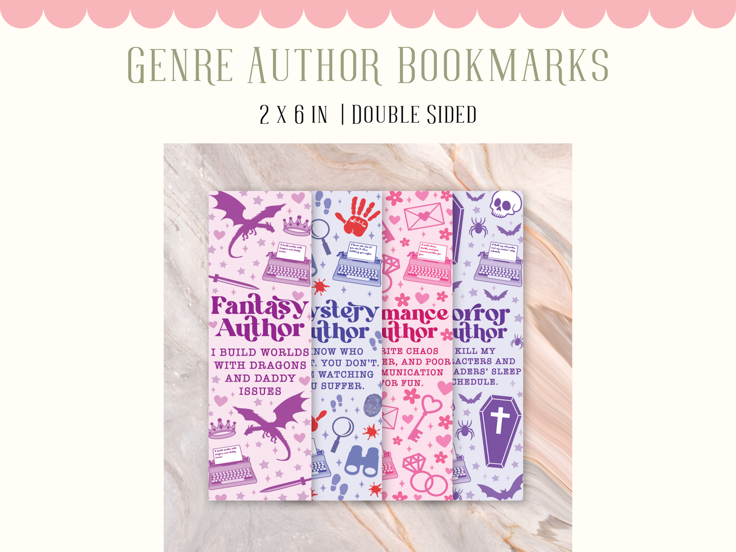 Genre Author Bookmarks