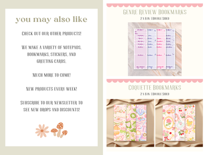 Genre Author Bookmarks