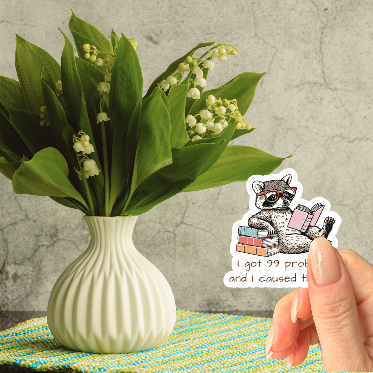 I Got 99 Problems Glossy Sticker