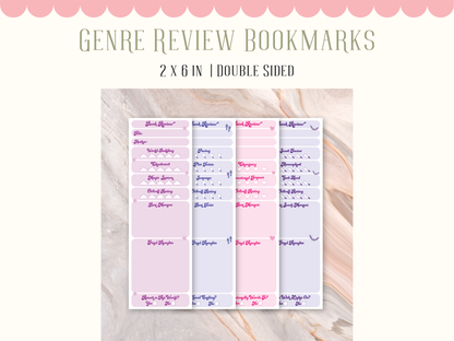 Genre Review Bookmarks