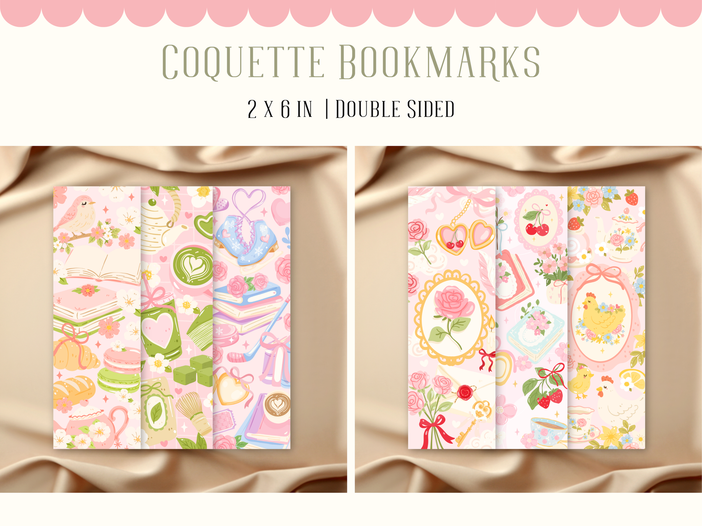 Coquette Bookmarks