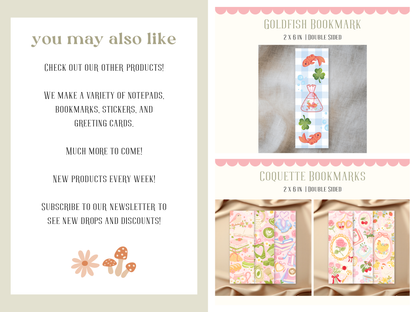 Strawberry Bookmark