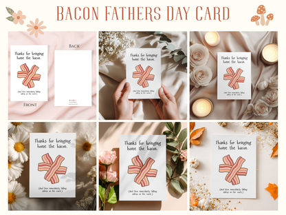 Bacon Father's Day Card