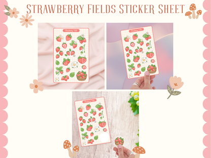 Strawberry Fields Sticker Sheet
