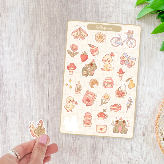 CLOSE OUT SALE | Cottagecore Sticker Sheet