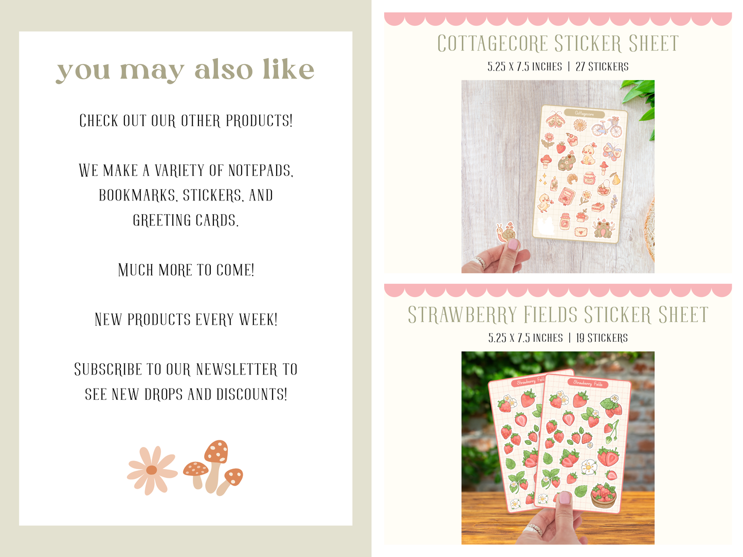 Spring Kitten Sticker Sheet