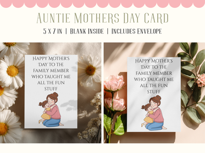 Auntie Mother's Day Card