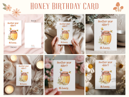 Oh Honey Birthday Card