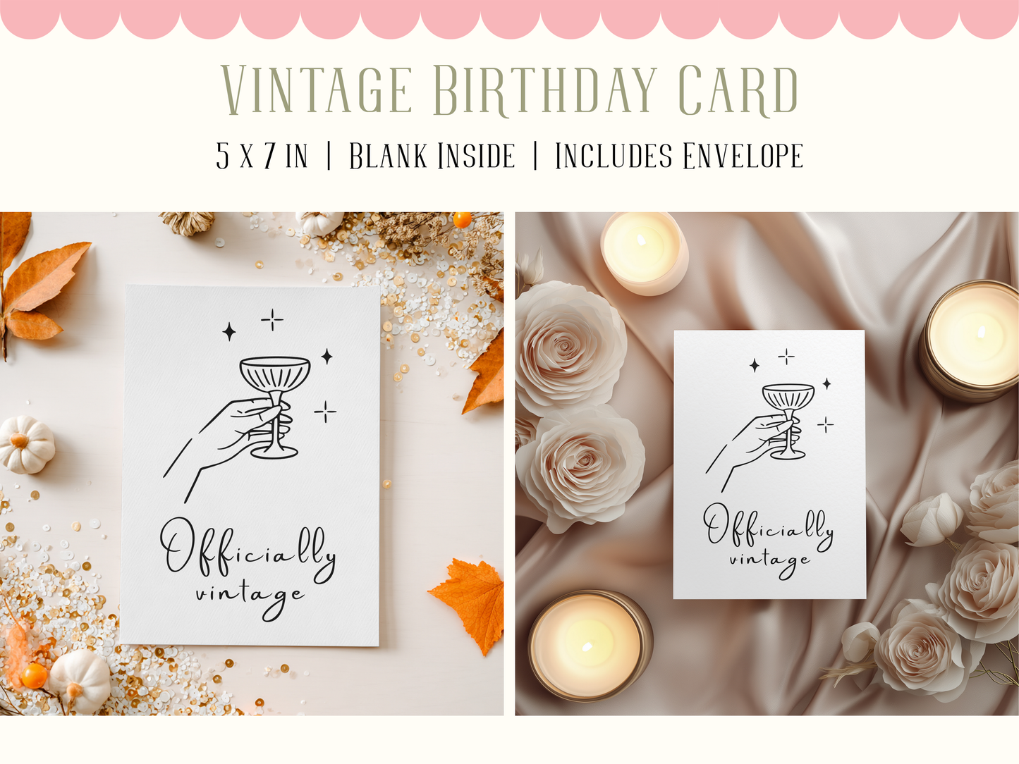 Officially Vintage Birthday Card