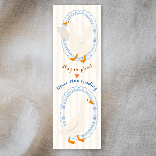 Goose Inspired Bookmark