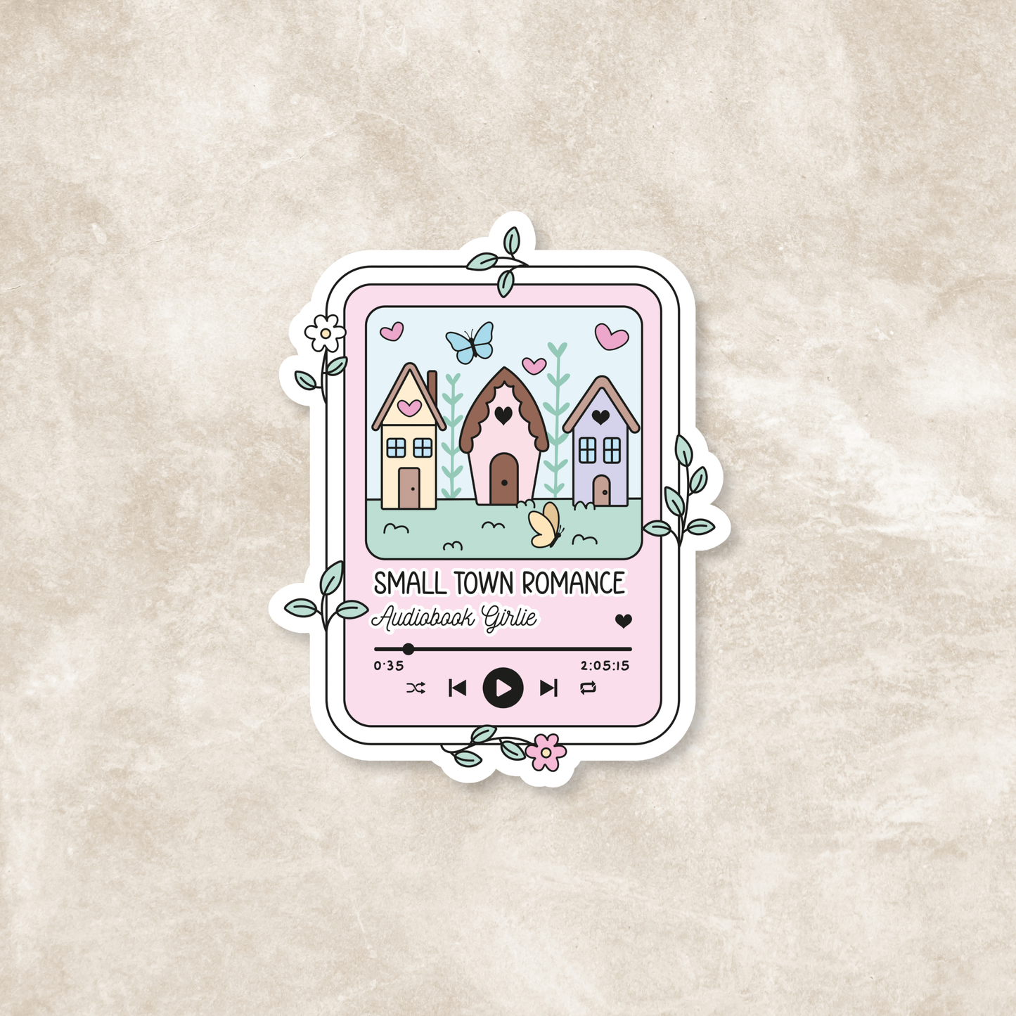 Audiobook Glossy Stickers