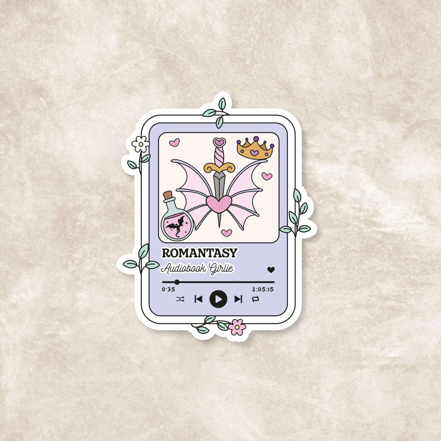 Audiobook Glossy Stickers