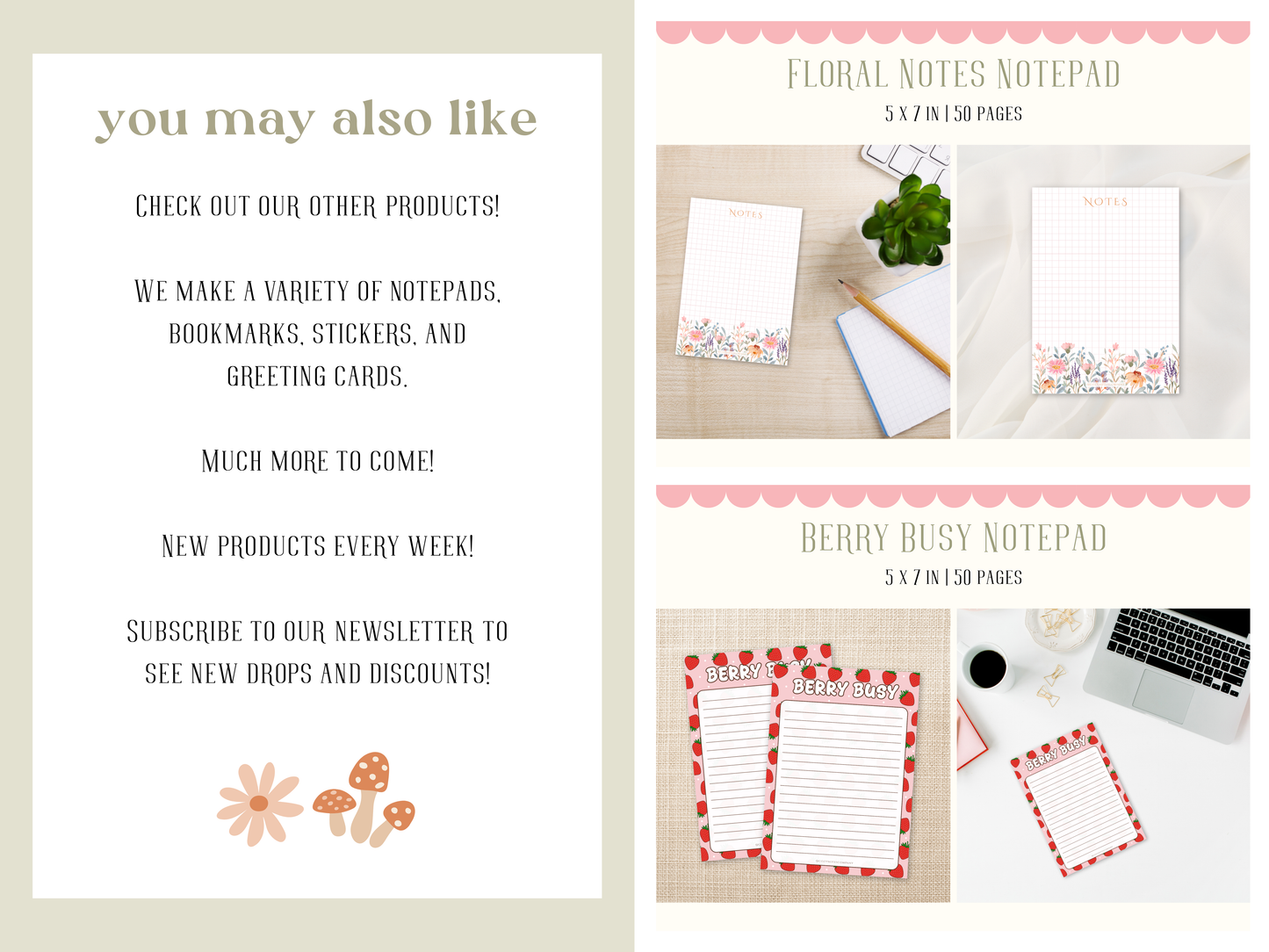 Summer Notes Notepad