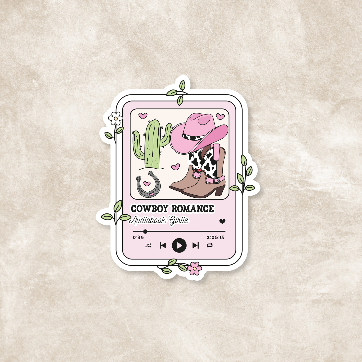 Audiobook Glossy Stickers