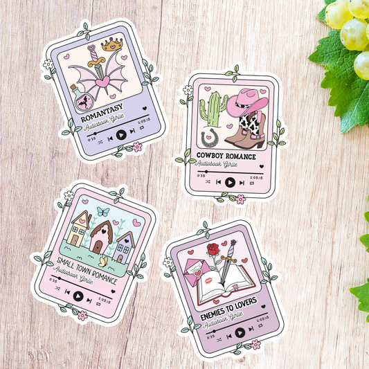 Audiobook Glossy Stickers
