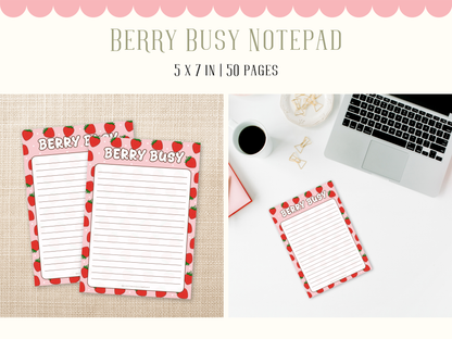 Berry Busy Notepad