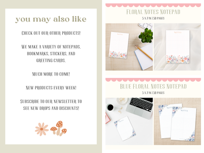 Berry Busy Notepad