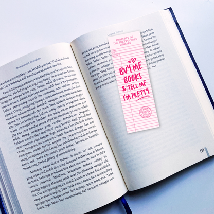 Buy Me Books & Tell Me I'm Pretty Bookmark