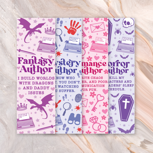 Author Genre Bookmarks
