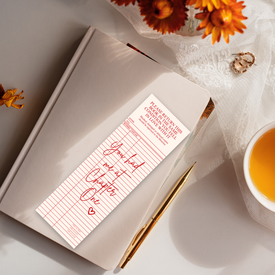 You Had Me At Chapter One Double-Sided Bookmark