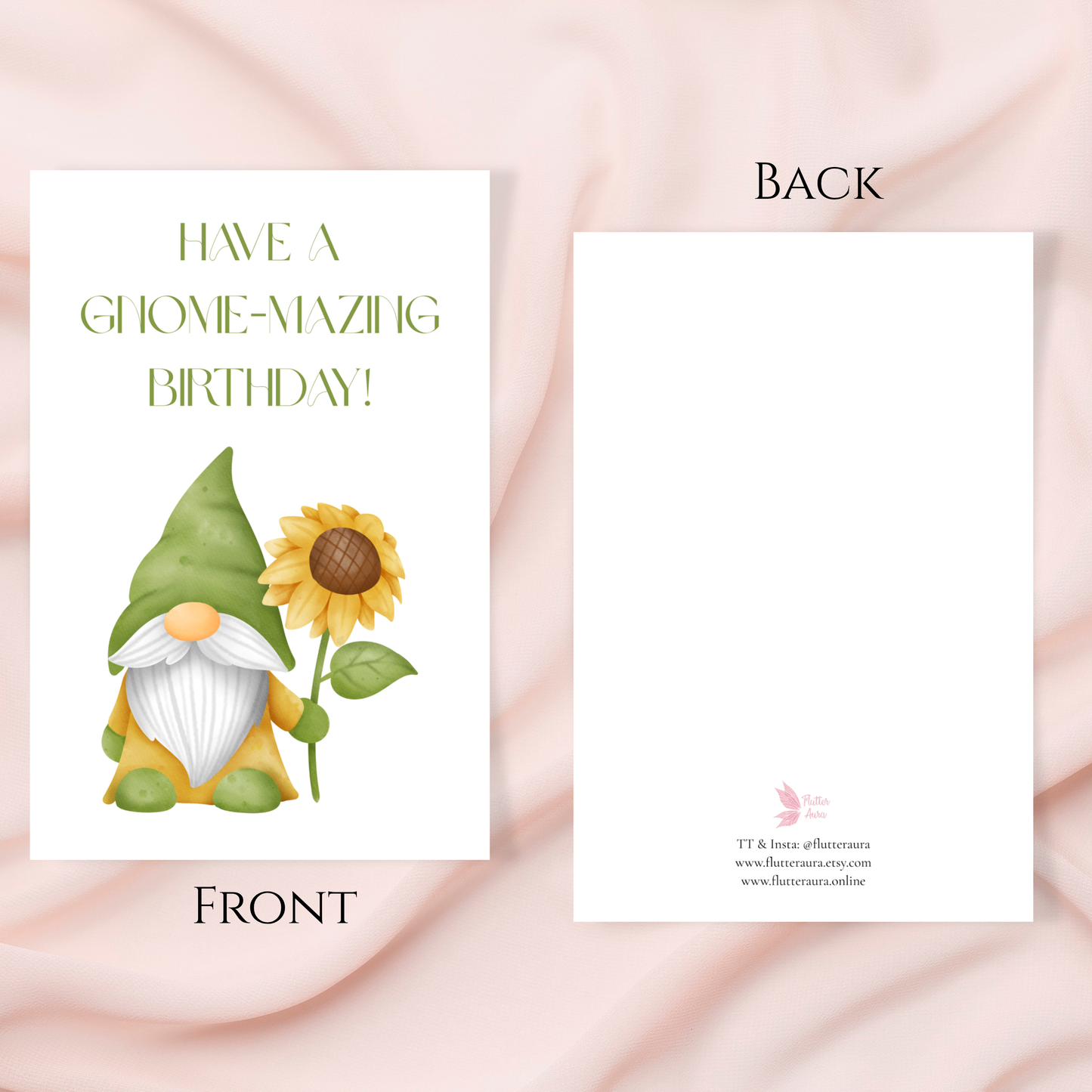 Have A Gnome-Mazing Birthday | 4x6 Card with Envelope