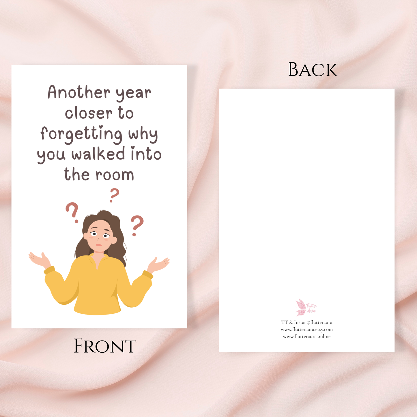 Another Year Closer To Forgetting | 4x6 Card with Envelope