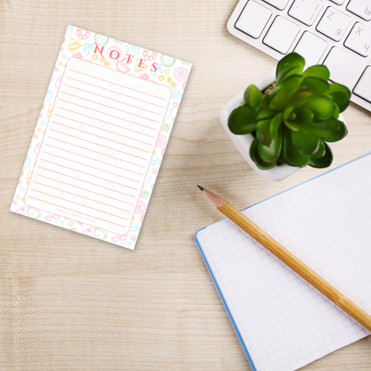 Summer Beach Notepad | 4 x 6 inches