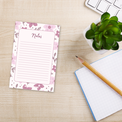 Purple Floral Notes | 4 x 6 inches