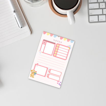 Floral Banner Notes | 4 x 6 inches