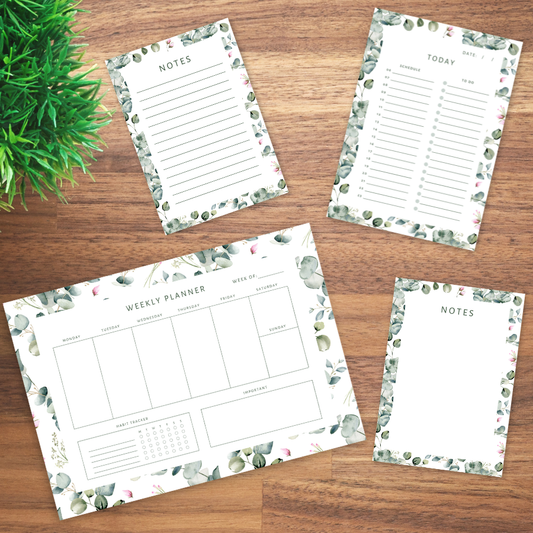 Eucalyptus Notepad Set