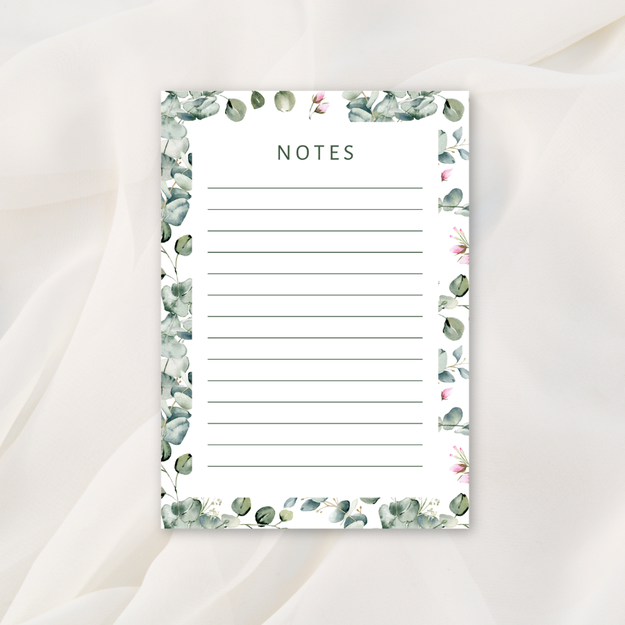 Eucalyptus Notepad Set