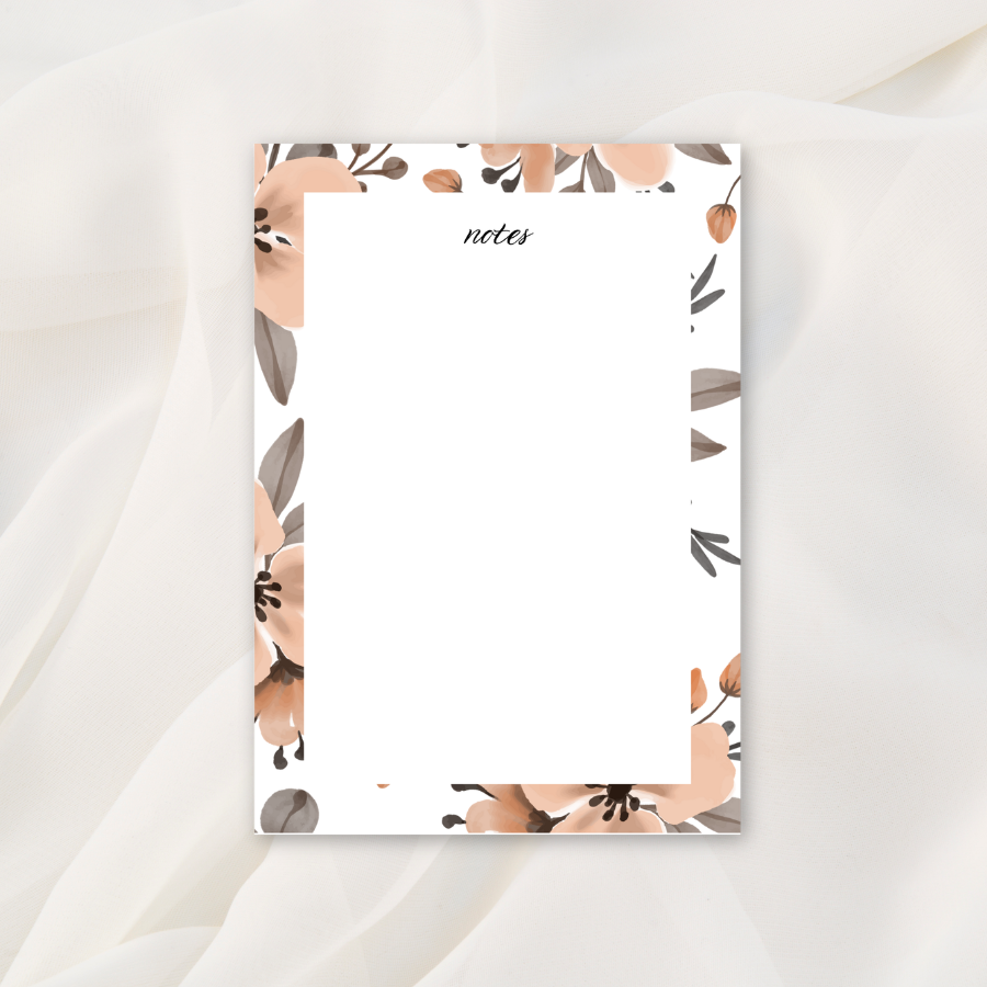 Floral Notepad Set