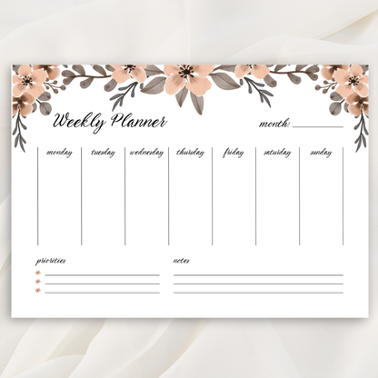 Floral Notepad Set