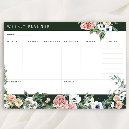 Floral Rabbit Notepad Set