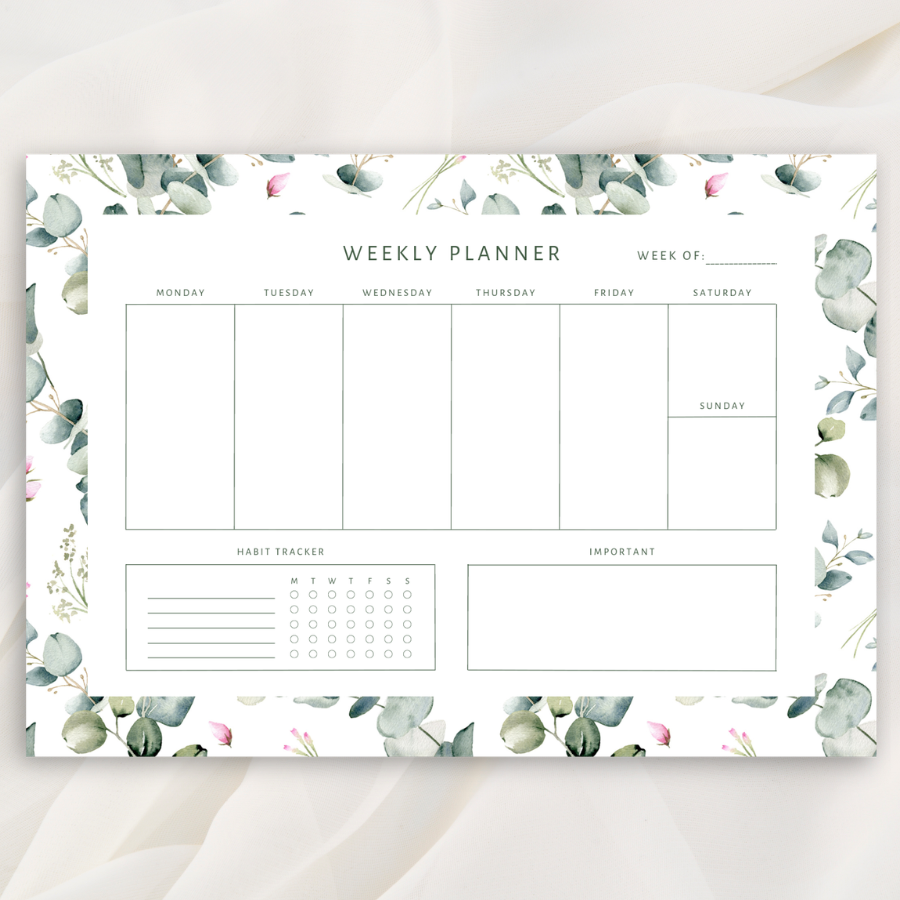 Eucalyptus Notepad Set