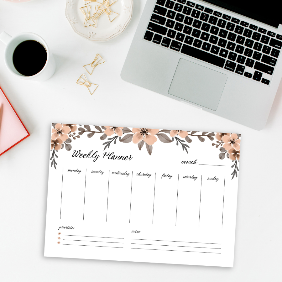 Floral Notepad Set