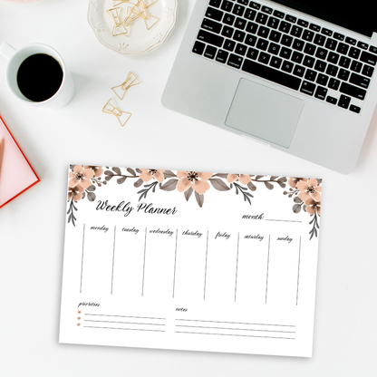 Floral Notepad Set