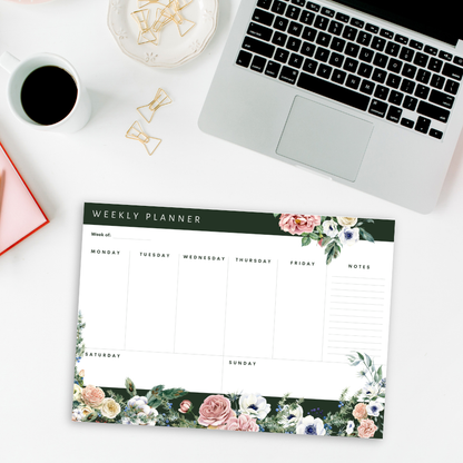 Floral Rabbit Notepad Set
