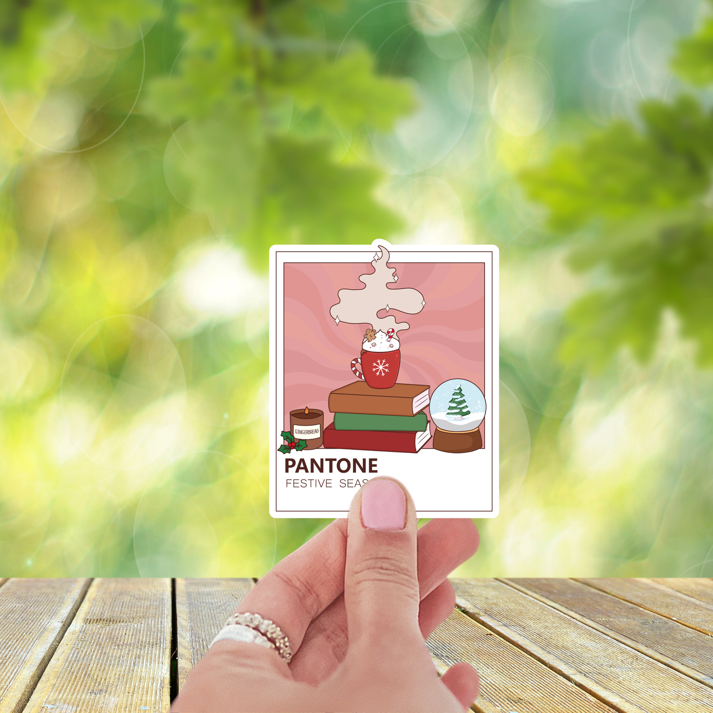 LIMITED | Pantone Festive Season Vinyl Sticker