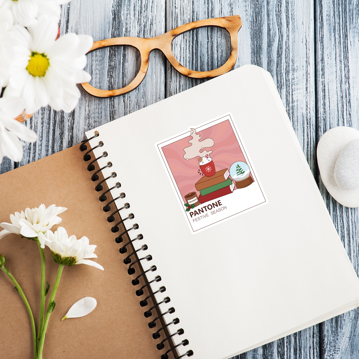 LIMITED | Pantone Festive Season Vinyl Sticker