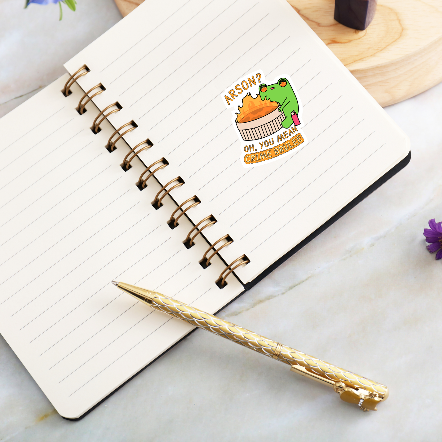 Froggo Arson? Vinyl Sticker